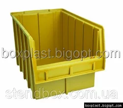 Пластиковые ящики для склада 700 желтый - 200 х 210 х 350