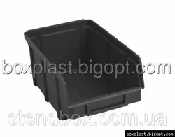 Пластиковый ящик для болтов гаек 702 черный 75 х 100 х 155