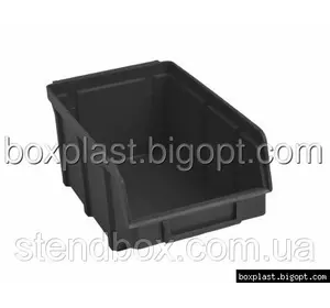 Пластиковый ящик для болтов гаек 702 черный 75 х 100 х 155