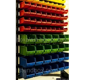 Cтеллаж для метизов с лотками ART15-78/контейнер ящик,стеллажи для магазина,торговые